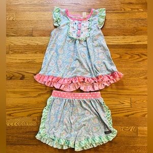 Matilda Jane Pajama Shorts set